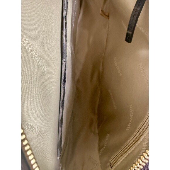 NWT Brahmin Cocoa Dalloway Shea Crossbody brown RETAIL $395 - Picture 13 of 17